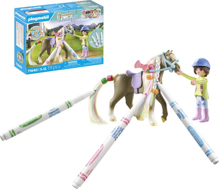 Image du produit Playmobil Set créatif avec cheval et crayons (71640, Playmobil Chevaux de la cascade)