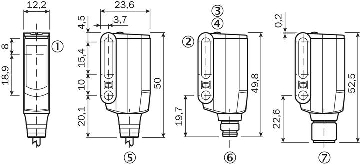 Actual product image Sick Small photoelectric sensor (5 m)