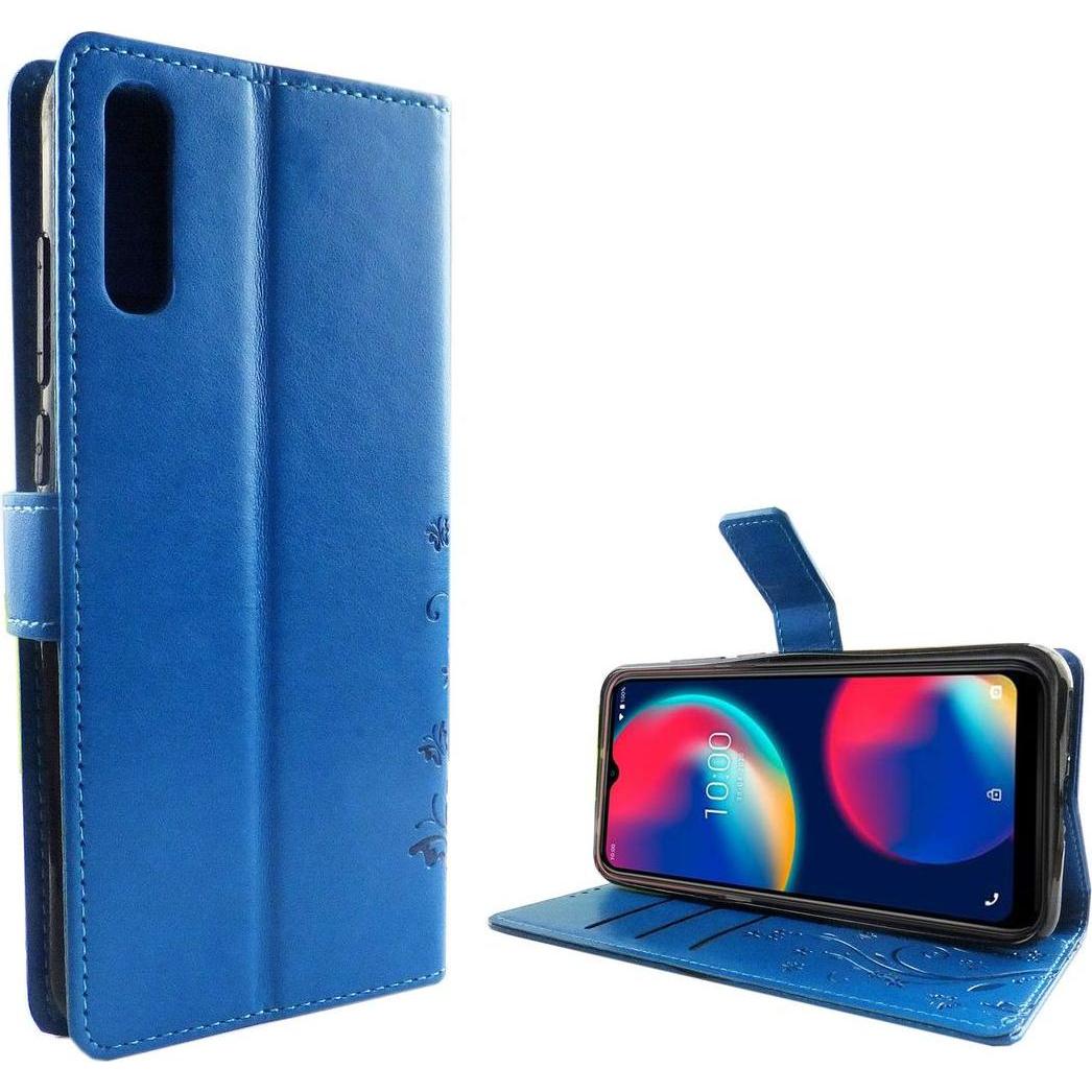 König Design Hülle Handy Schutz für Wiko View 4 Case Cover Tasche Wallet Etui Handyhülle Neu (Wiko View 4), Smartphone H...