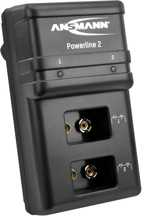 Produktbild Ansmann Stromleitung 2 (2 Stk., 9V Block, Ladegerät ohne Akku)
