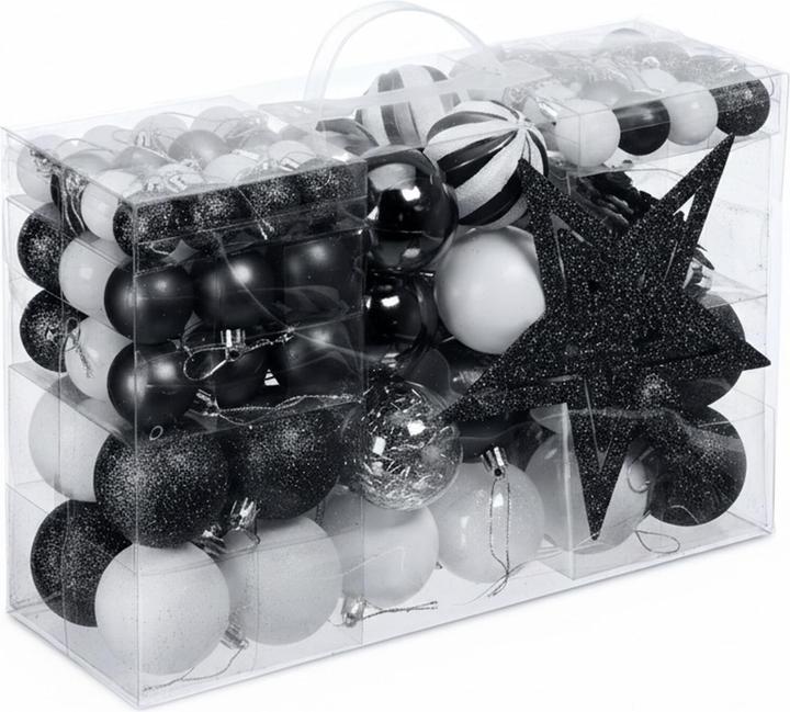 Actual product image Relaxdays Christmas baubles set (101x)