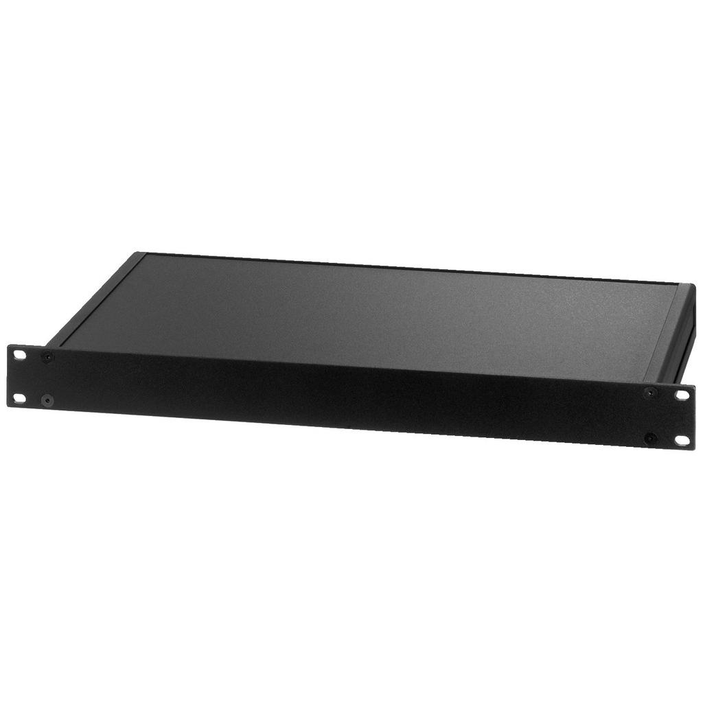 Monacor Contenitore montato a rack RC-121/SW 1 U (Accessori), Bauletti + Case audio, Nero
