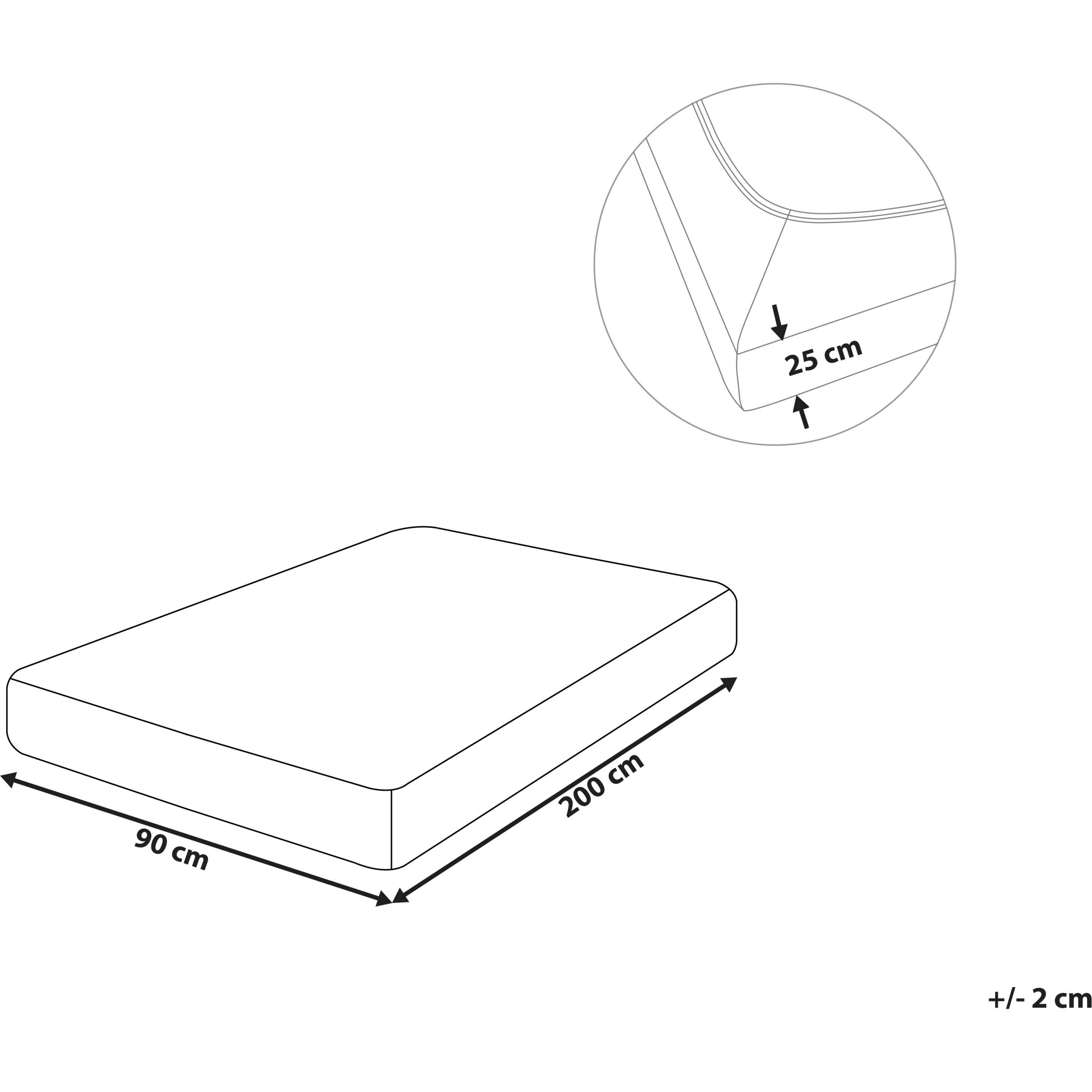 Thumbnail - Beliani, Fixleintuch, Hofuf (90 x 200 cm)
