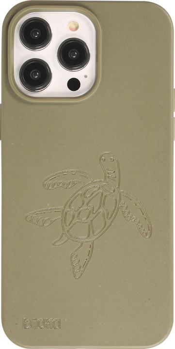 Actual product image Bioka Coque biodégradable et compostable Eco-Friendly Esprit de la tortue (Apple iPhone 14 Pro Max)