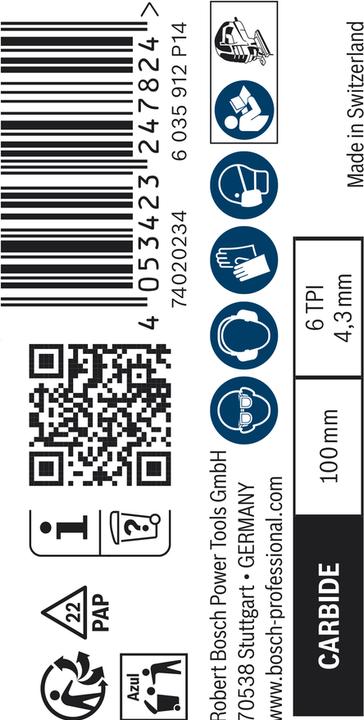 Actual product image Bosch Professional Zubehör Expert Fiber Plaster T141HM