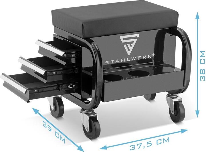 Produktbild Stahlwerk Werkstatthocker (1 x)