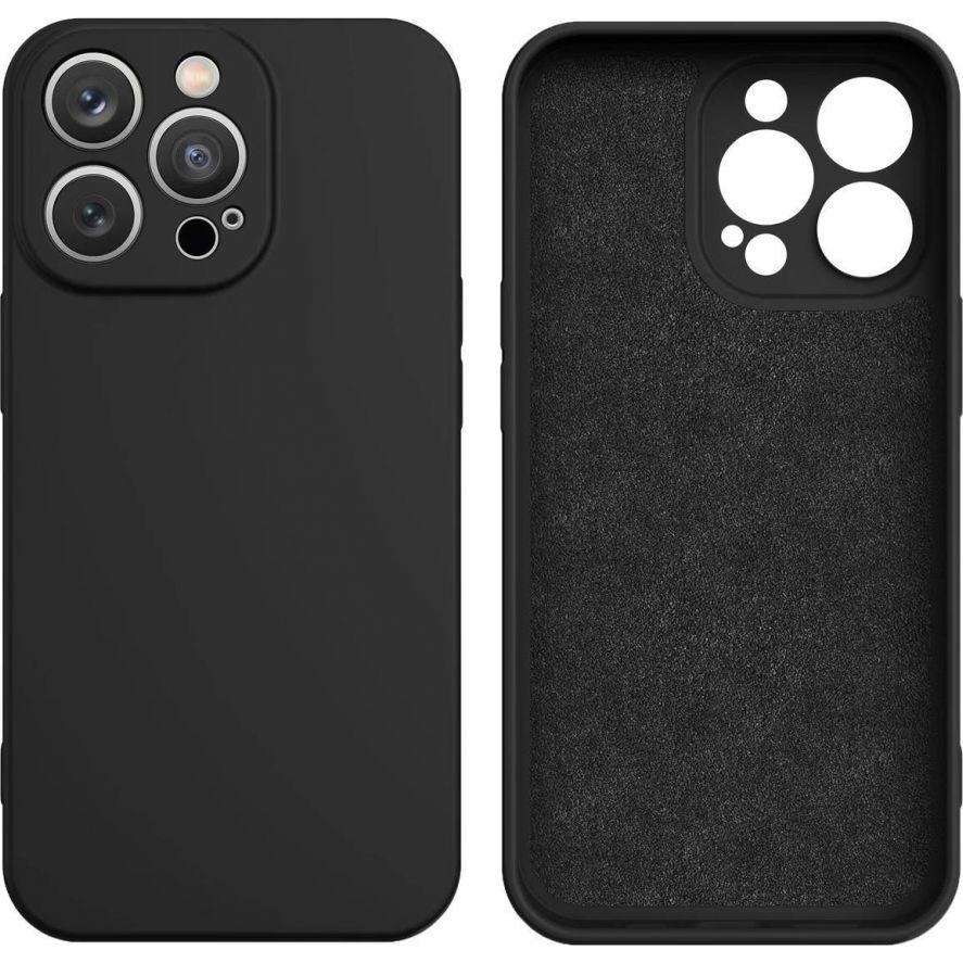 Hurtel Silicone case for Samsung Galaxy A54 5G silicone cover black (Samsung Galaxy A54 5G), Smartphone Hülle, Schwarz
