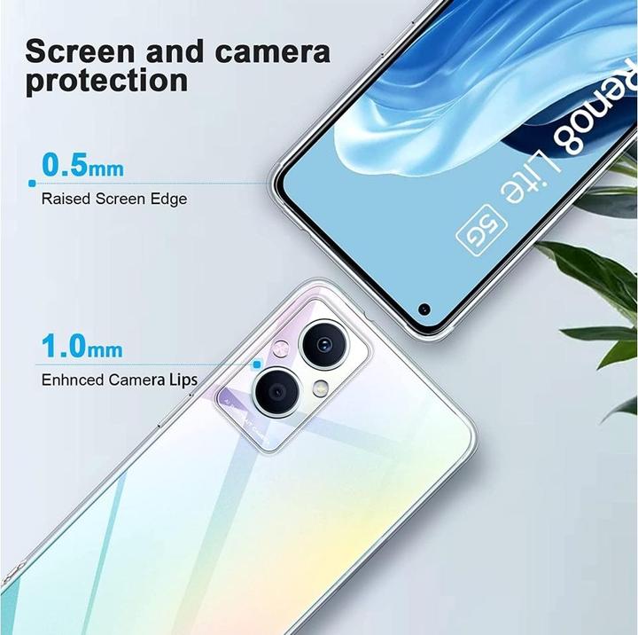 Produktbild Screenguard Oppo Reno8 Lite 5G Flexible TPU Clear Case (Oppo Reno 8 Lite 5G)