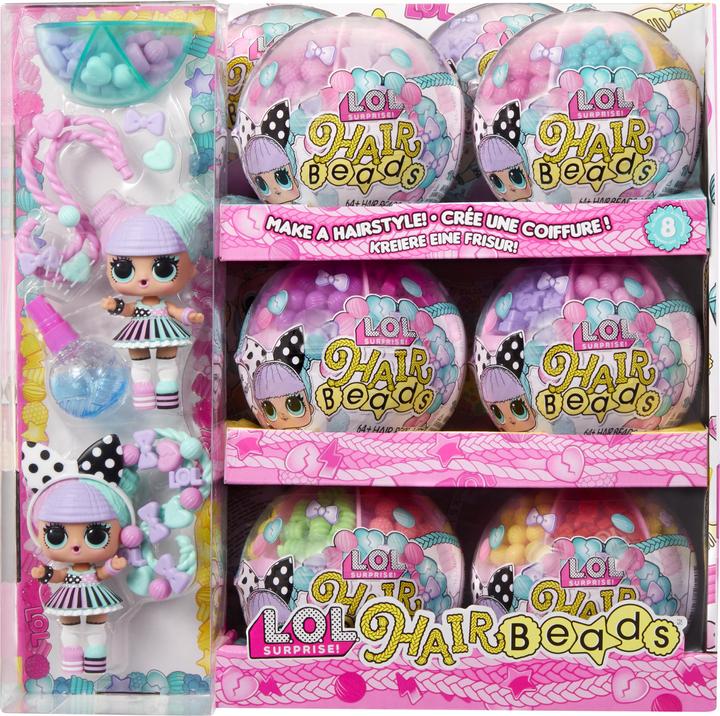 Actual product image MGA L.O.L. Surprise Hair Beads Tots Asst in PDQ