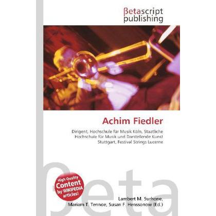 Achim Fiedler, Fachbücher