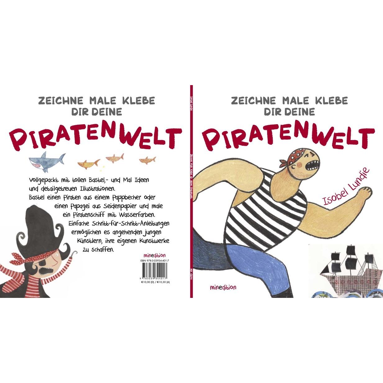 Thumbnail - Minedition Zeichne Male Klebe Dir Deine PIRATENWELT