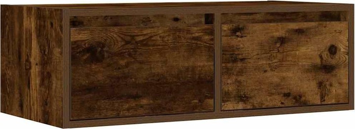 Immagine prodotto VidaXL Mobile TV con luci LED in rovere fumè 75x35,5x25 cm Mobile HiFi