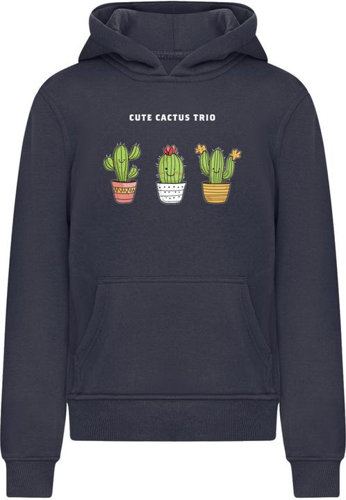 Produktbild Merchcode Kids Cute Cactus Trio - Basic Hoody - 185341 (110, 116)
