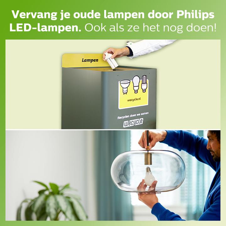 Produktbild Philips LED Lampe (E27, 5.50 W, 470 lm, 3 x, F)