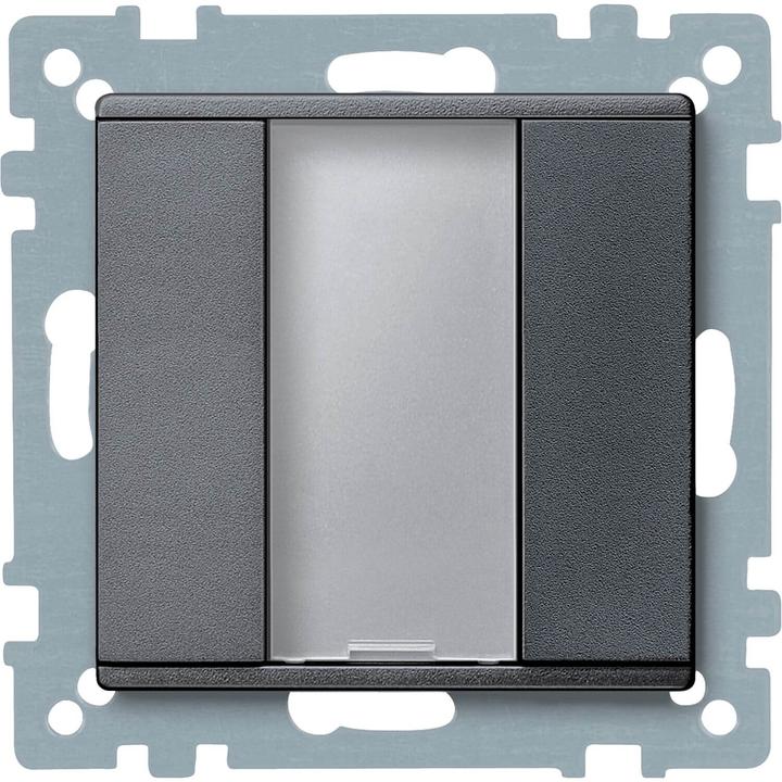 Actual product image Merten Push-button, 1-gang plus, anthracite, System M 627514