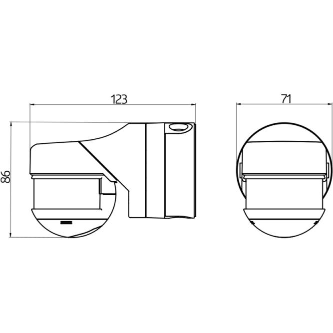 Thumbnail - BEG, Bewegungsmelder, 93331 RC-plus next N 230 (40 m)