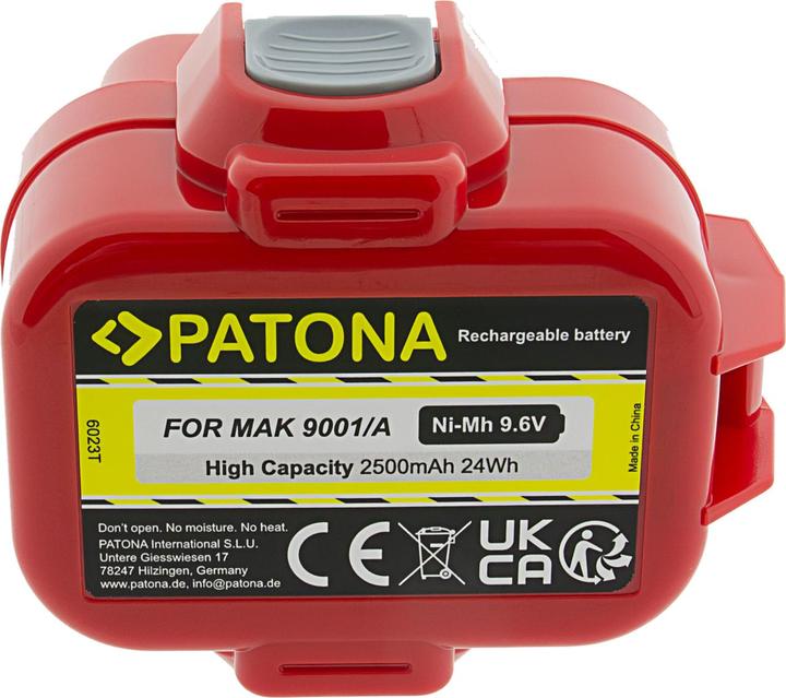 Productafbeelding Patona Accu f. Makita gereedschap 9,6 volt 2500 mAh (9.6 V)