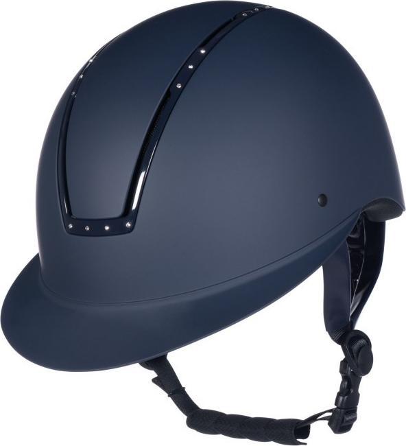HKM Equestrian Helmet Lady Shield Navy/Diamond (52 - 56 cm)