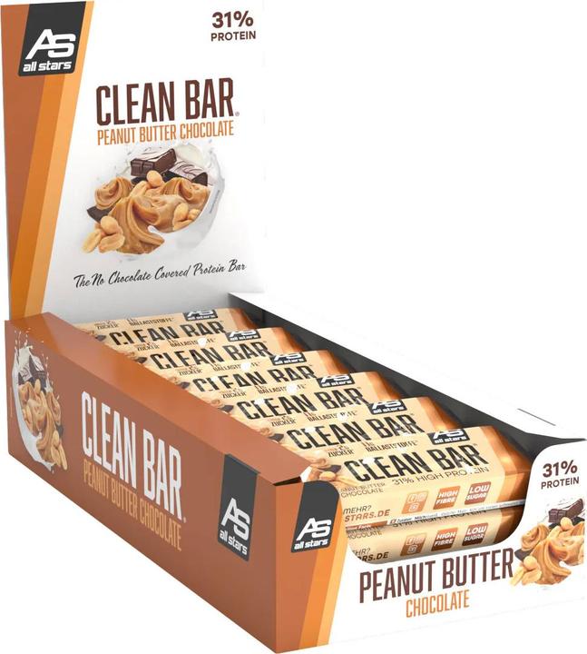 Actual product image All Stars Clean Bar Riegel 18 x 45g (18 pcs., 45 g)