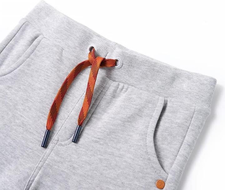 Produktbild vidaXL Kinder-Trainingshose Grau Melange 128,Material: 92 (128)