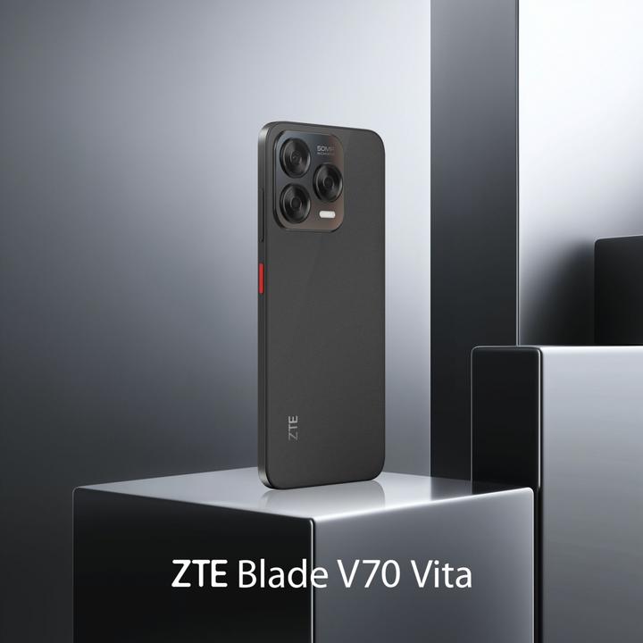Actual product image ZTE Blade V70 Vita (256 GB, Stone Gray, 6.70", Dual SIM, 4G)