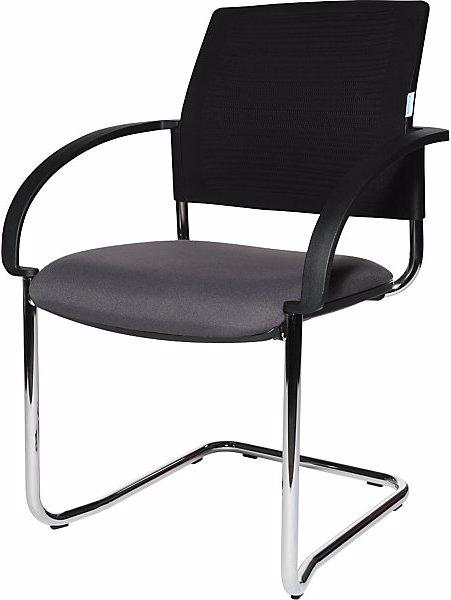 Immagine prodotto eurokraft pro Telai oscillanti, conf. da 2 pezzi, schienale in rete, nero, sedile antracite.