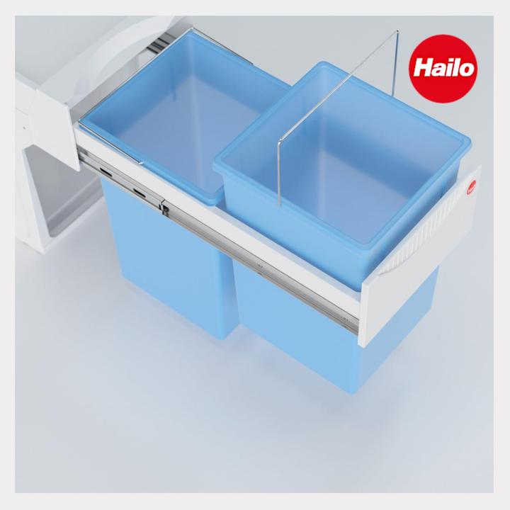 Produktbild Hailo 3666661 Tandem Abfallsystem (30 l)