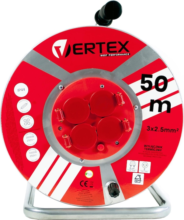Vertex Cavo di prolunga (50 m, 2.50 mm².)