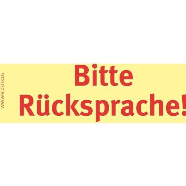 Thumbnail - Bizstix, Haftnotiz, Notiz 'Rücksprache' 75x35mm