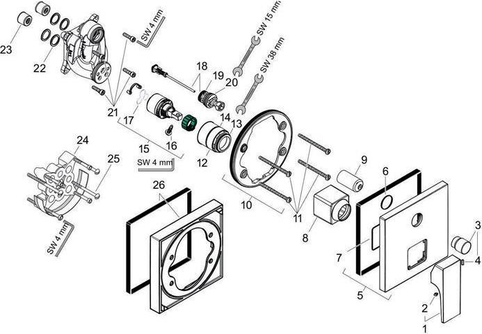Produktbild hansgrohe Metropol Chrom