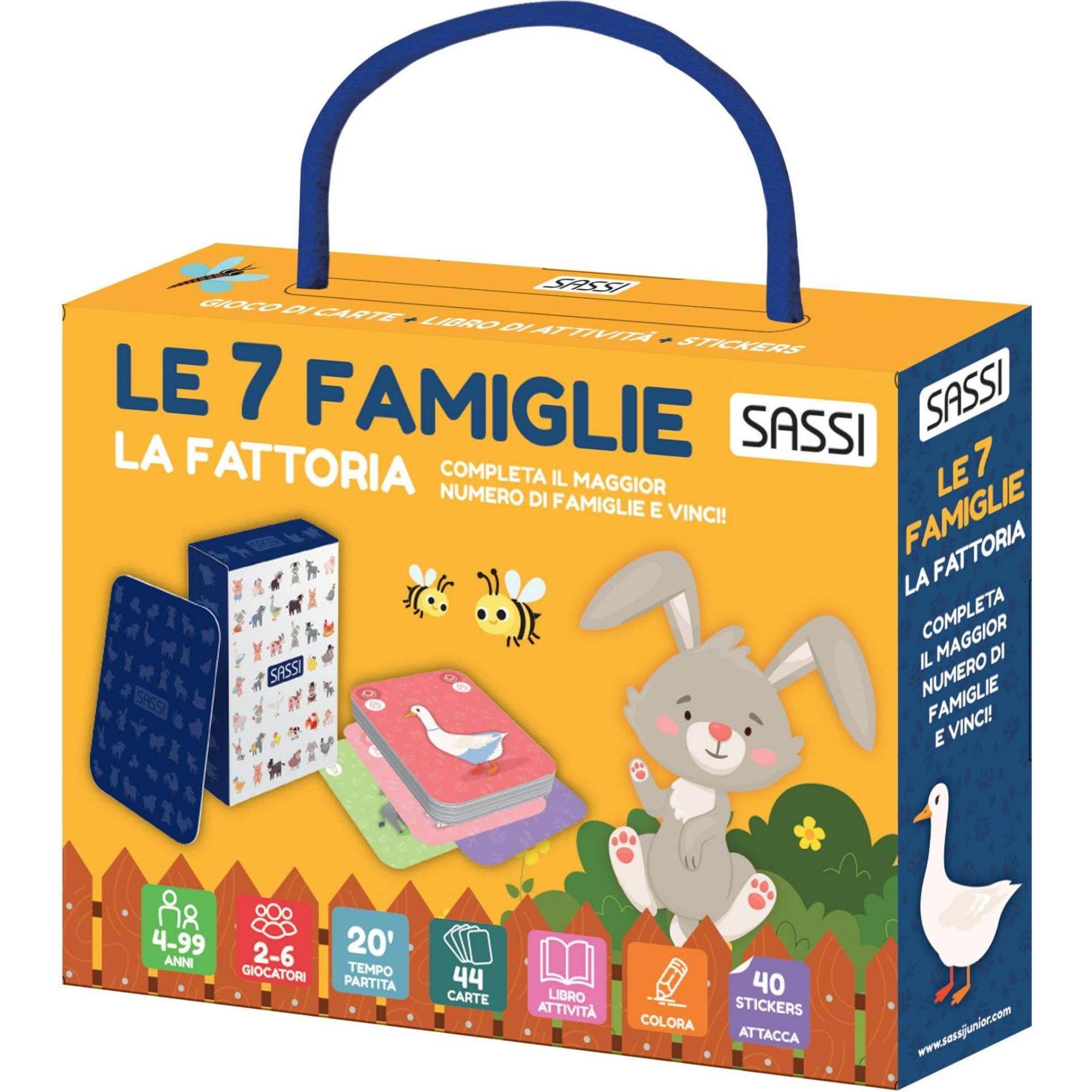 Sassi Giochi di carte. Le sette famiglie. La Fattoria