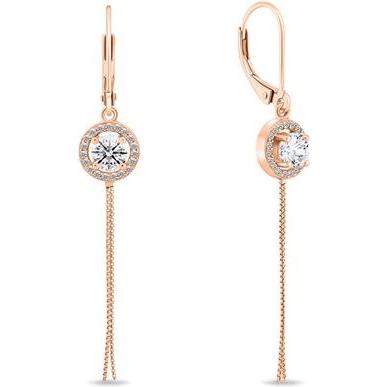 Brilio, Ohrringe, Silver - Charming long bronze earrings EA732R