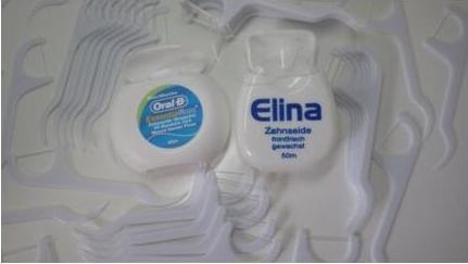 Actual product image Weleda Elina, Mint toothed thread, 50 m (75 m)