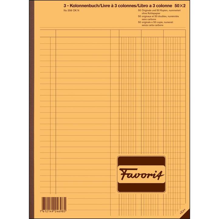 Produktbild Favorit Durchschreibebuch (2 x)