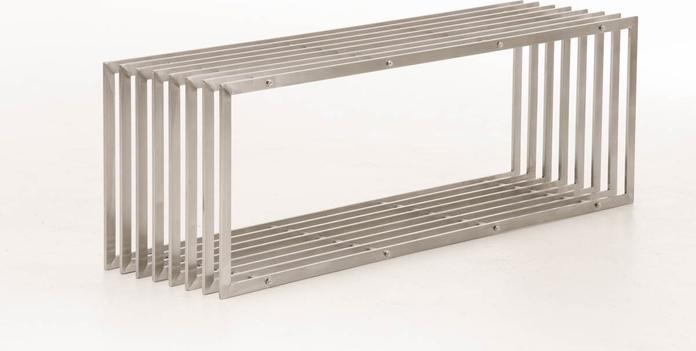 Immagine prodotto CLP Porta legna Irving 40x50x150, acciaio inox (40 x 50 x 150 cm)