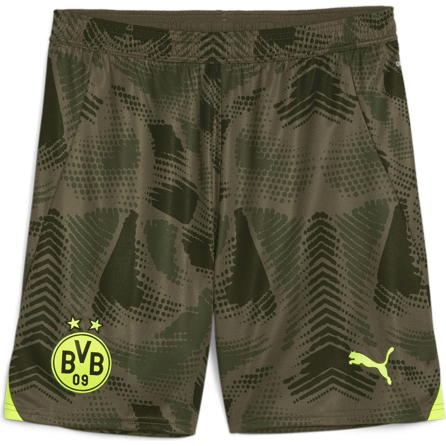 Puma, Herren, Sporthose, BVB GK Shorts Replica (XL), Grün, XL