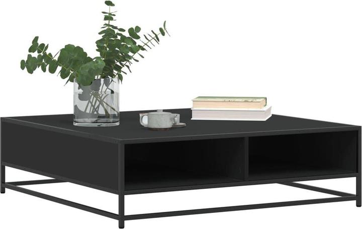 Immagine prodotto vidaXL Tavolino Tavolino da salotto Tavolino da divano Tavolino da tè Tavolo Nero (100 x 100 x 30 cm)