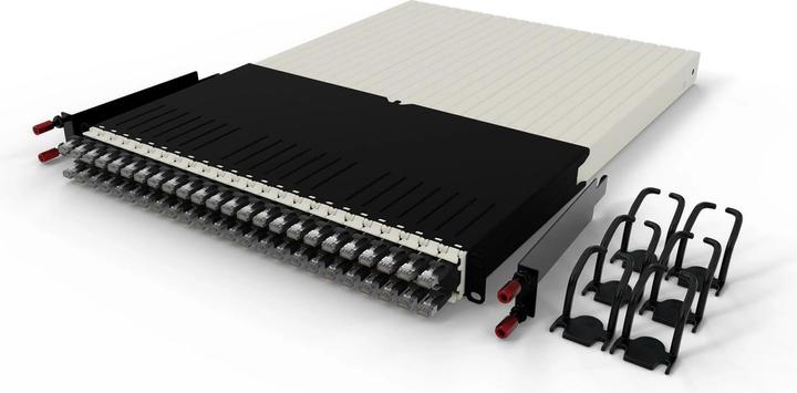 Actual product image PATCHBOX one / 30RU / Cat 6A, STP, 1.8 m, black (STP, CAT6a, 1.80 m)