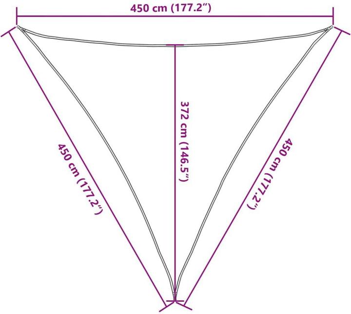 Image du produit vidaXL Sonnensegel (150 x 450 cm)