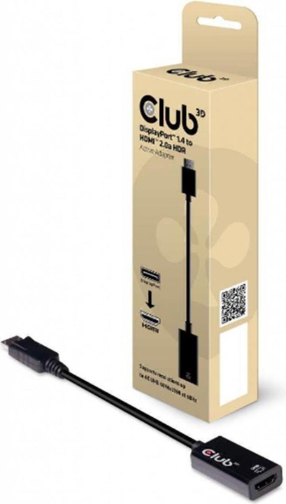 Produktbild Club 3D DP 1.4 auf (0.11 m, DisplayPort, HDMI)