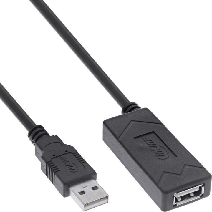 Immagine prodotto InLine Prolunga attiva USB 2.0, spina/presa USB-A, 7,5 m (7.50 m, USB 2.0)