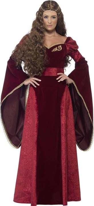 Costume Dama Corvo Per Donna Smiffys – Abito Elegante Con Piume Attaccate, Perfetto Per Halloween E Festa In Maschera