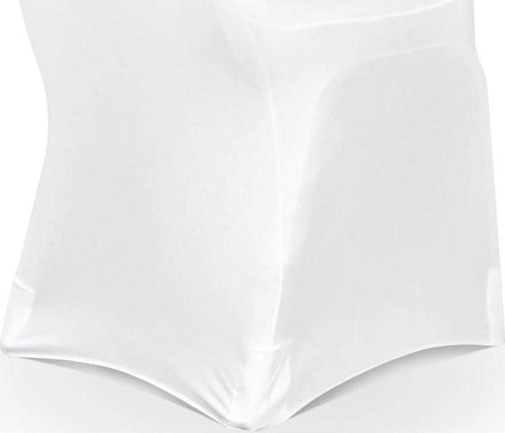 Immagine prodotto Partydeco Tessuto coprisedia elastico, su misura, 200g, 1 pezzo, Bianco (1 pz.)