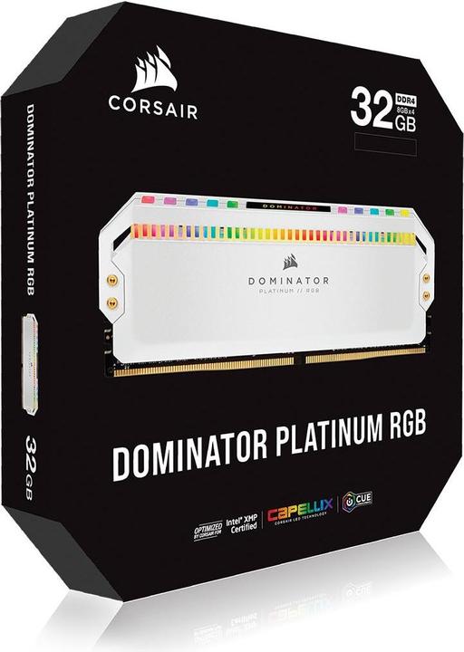 Produktbild Corsair Dominator Platinum RGB (4 x 8GB, 3600 MHz, DDR4-RAM, DIMM)