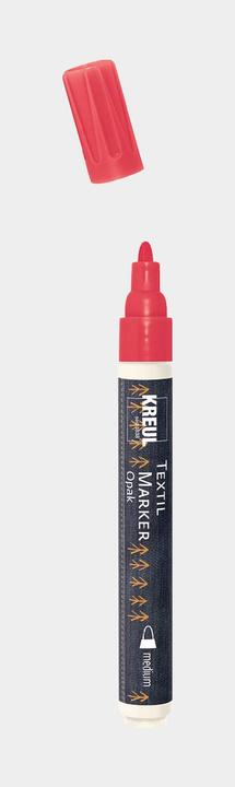 Actual product image Kreul Javana texi mäx Opaque fabric marker for light and dark fabrics