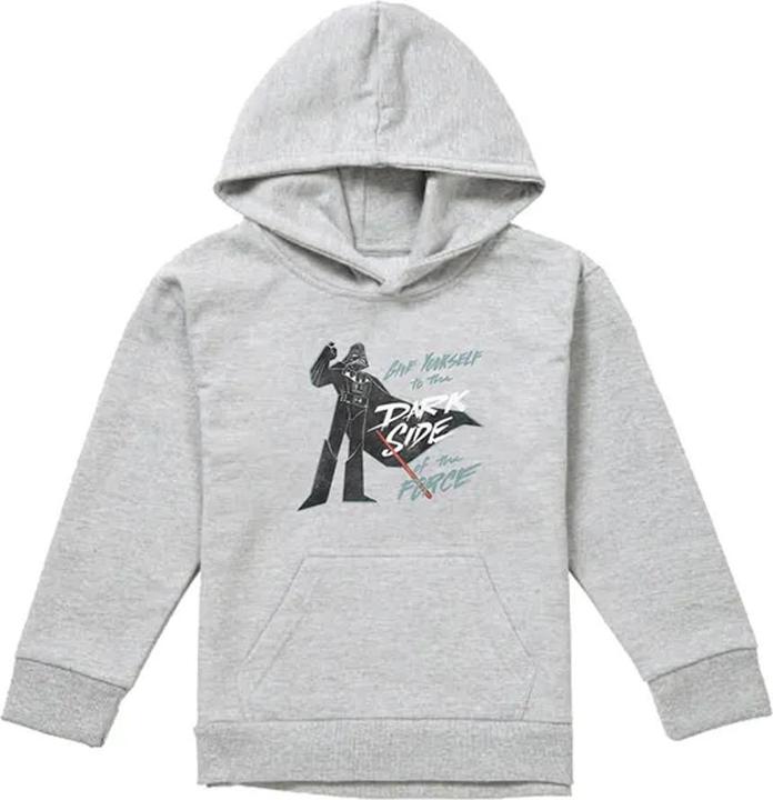 Produktbild Star Wars Give Yourself To The Dark Side Kapuzenpullover meliert (128)