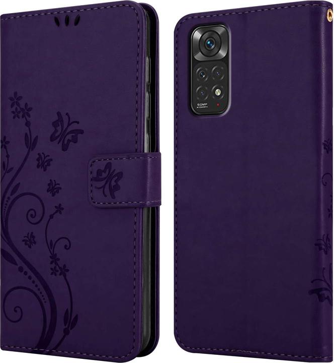 Produktbild Cadorabo Hülle für Xiaomi RedMi NOTE 11 4G / 11S 4G mit Blumen Muster (Xiaomi Redmi Note 11S, Xiaomi Redmi Note 11)