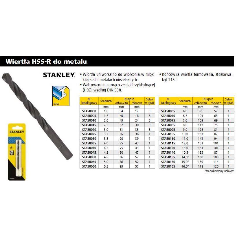 Thumbnail - Stanley, Bohrereinsatz, STA50035-QZ (4 Millimeter)