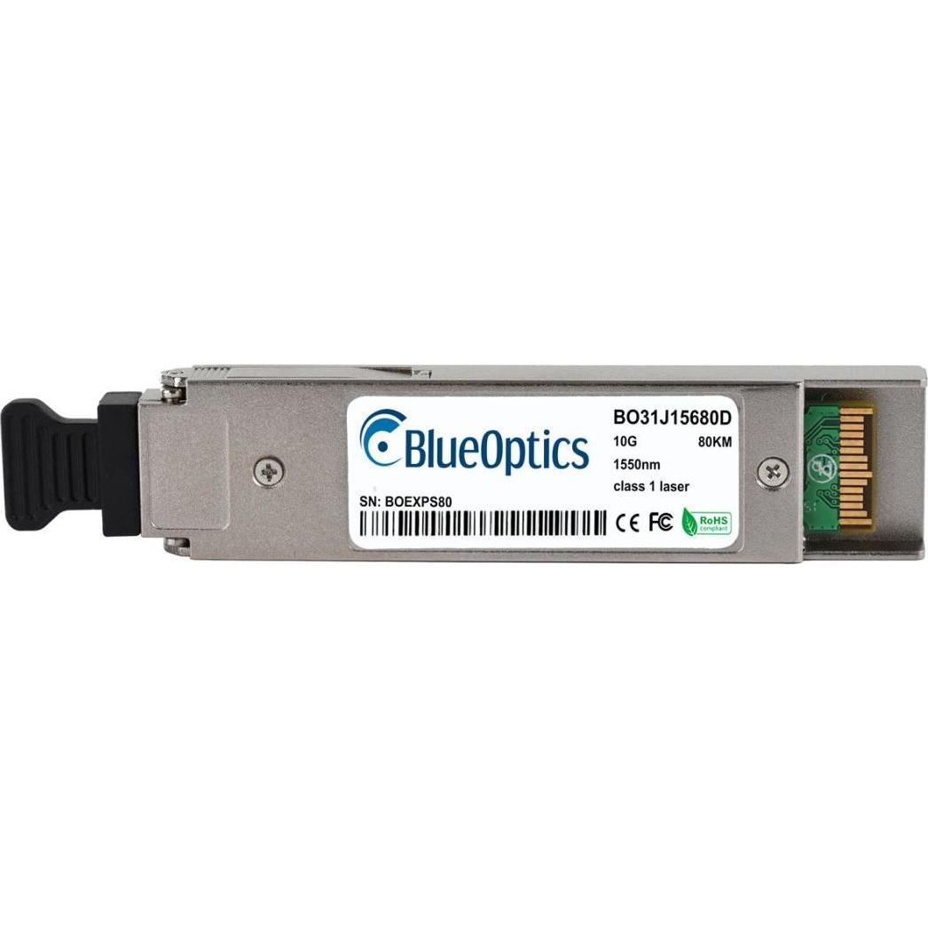 BlueOptics Foundry 10G-XFP-ZR-FY compatibile XFP BO31J15680D, Ricetrasmettitore, Argento