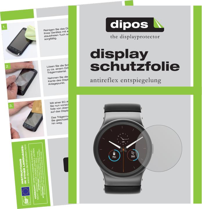 Actual product image Dipos Screen Protector Anti-Glare (Watch 23 mm diameter)
